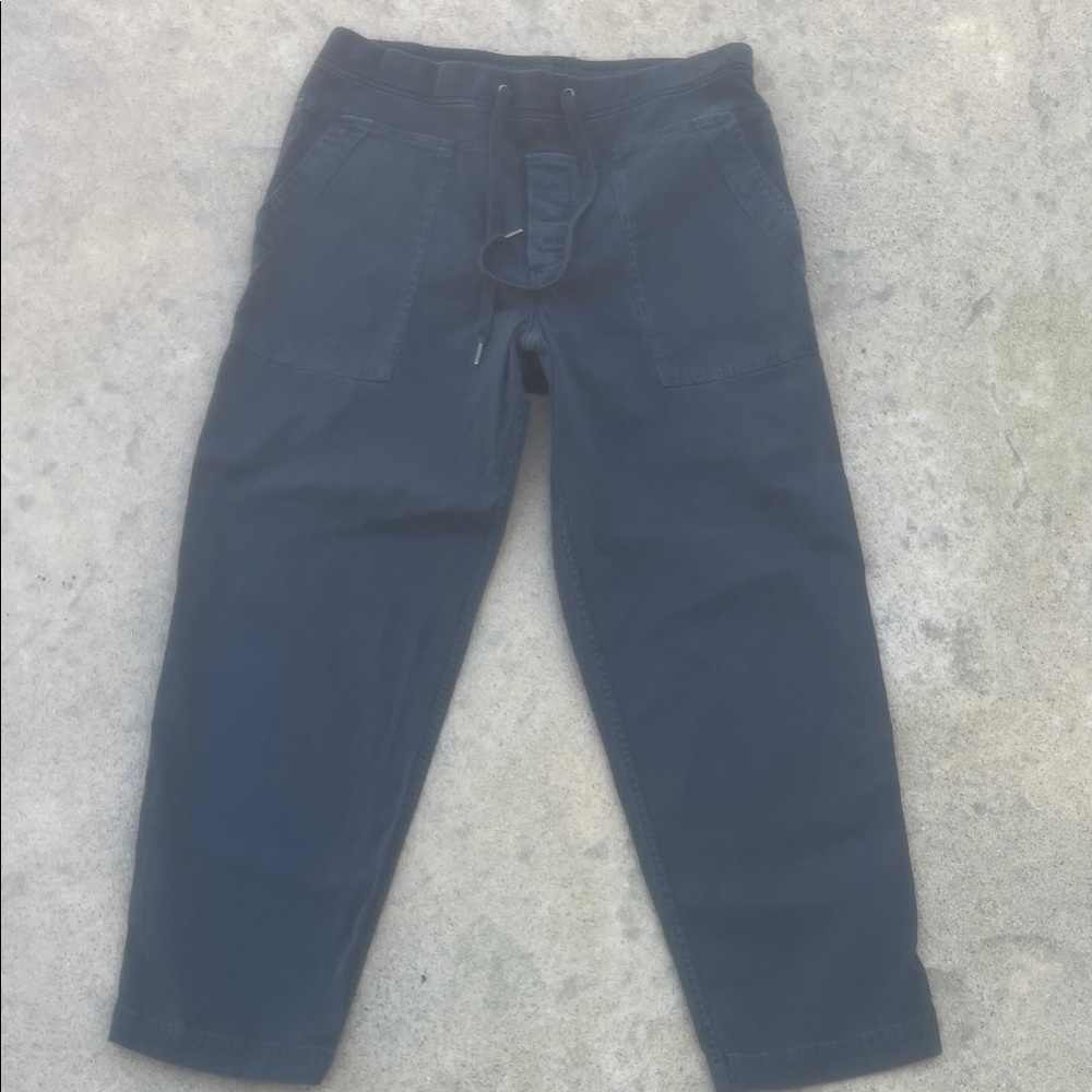 James Perse Women's Pull On Clean Cargo Grey Pant Size 3/L